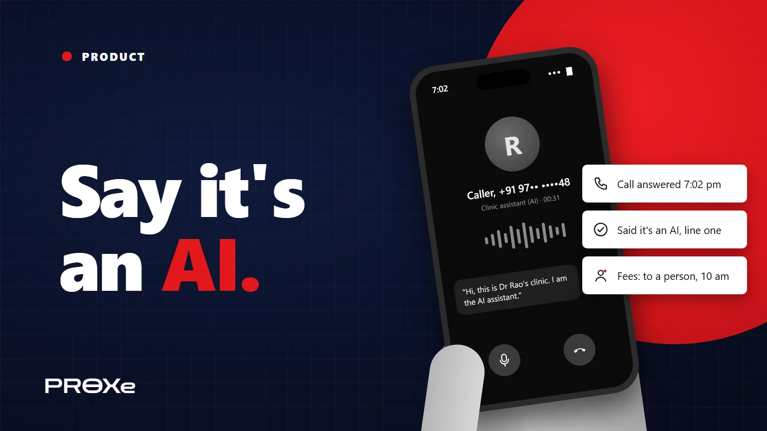 Should your AI caller say it's an AI?